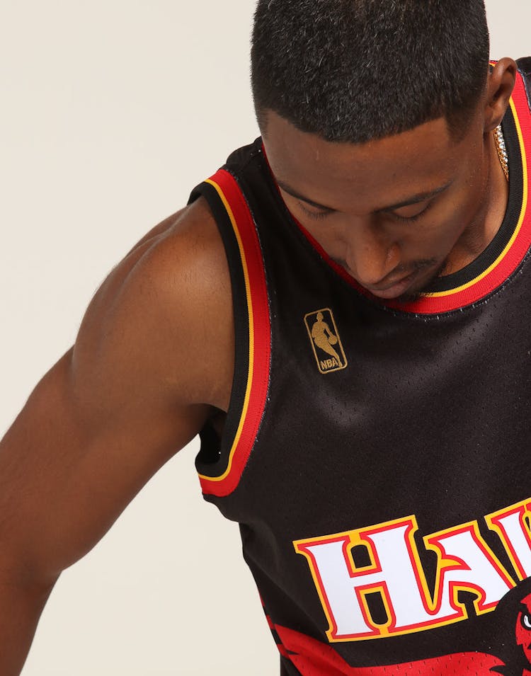 Mitchell & Ness Atlanta Hawks Steve Smith #8 Road Swingman NBA Jersey Red