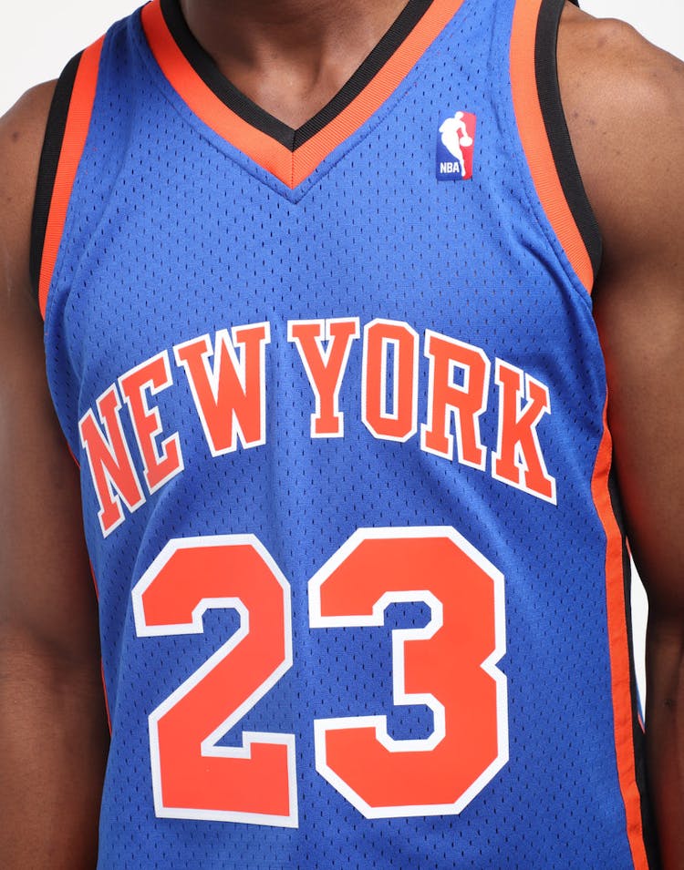 Mitchell & Ness New York Knicks Marcus Camby #23 Swingman Jersey Royal