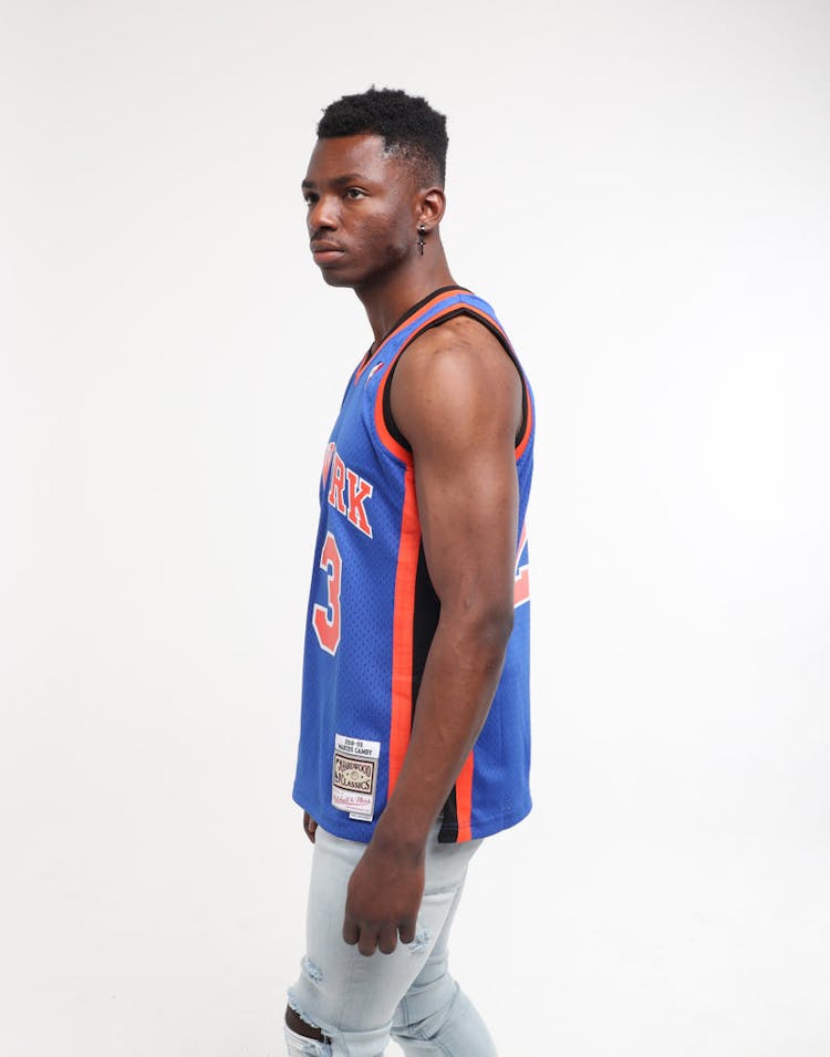 Mitchell & Ness New York Knicks Marcus Camby #23 Swingman Jersey Royal