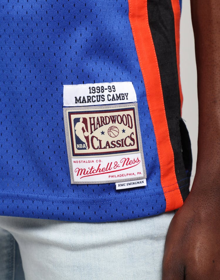 Mitchell & Ness New York Knicks Marcus Camby #23 Swingman Jersey Royal