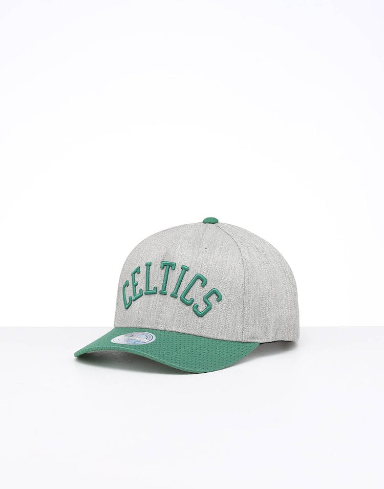 Mitchell & Ness Boston Celtics Teamwork Pinch Snapback Grey/OTC