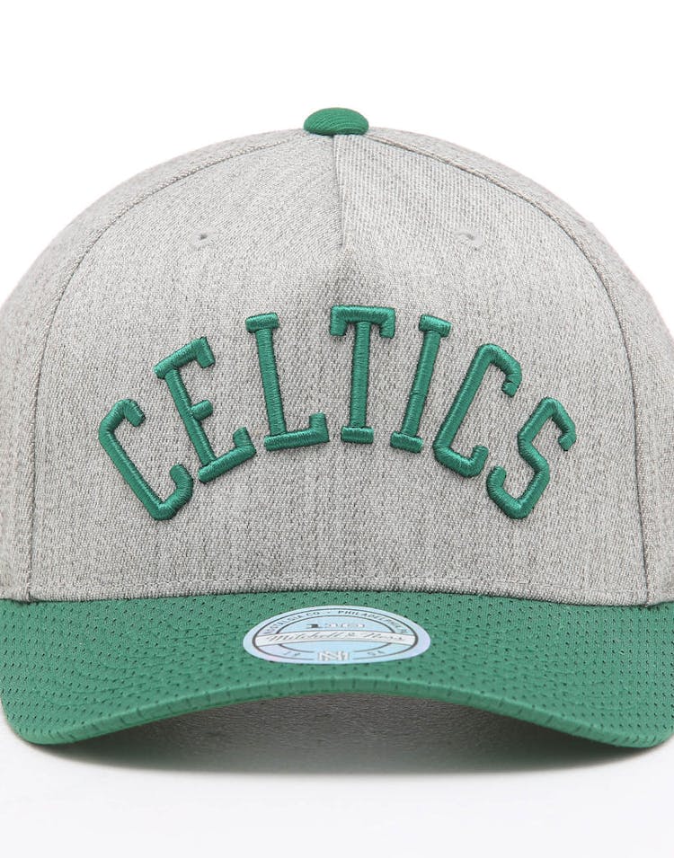 Mitchell & Ness Boston Celtics Teamwork Pinch Snapback Grey/OTC