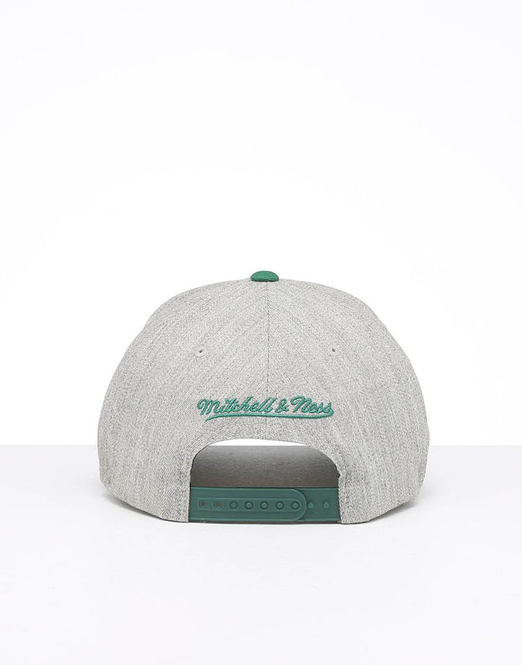 Mitchell & Ness Boston Celtics Teamwork Pinch Snapback Grey/OTC