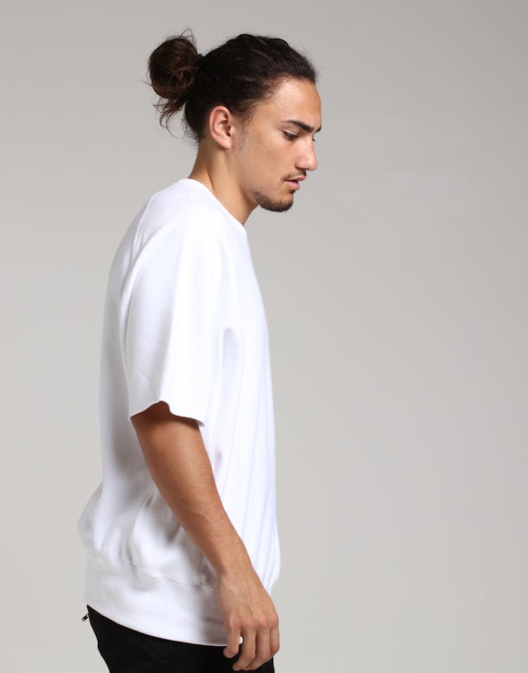 Champion Reverse Weave SS Crew White