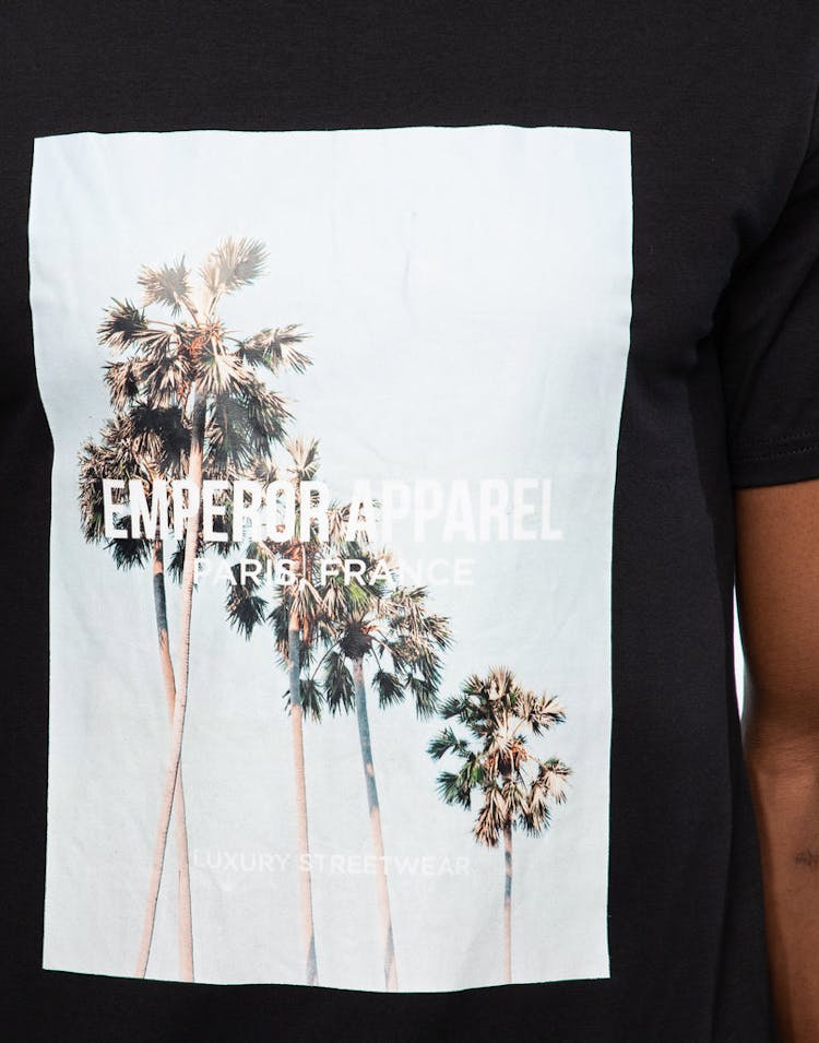 Emperor Apparel LA Palm T-Shirt Black