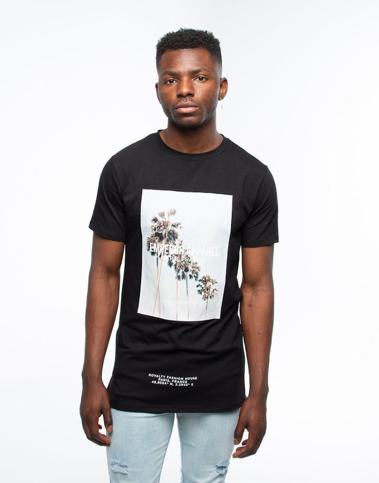 Emperor Apparel LA Palm T-Shirt Black