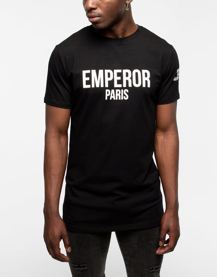 Emperor Apparel Block Logo T-Shirt Black/White