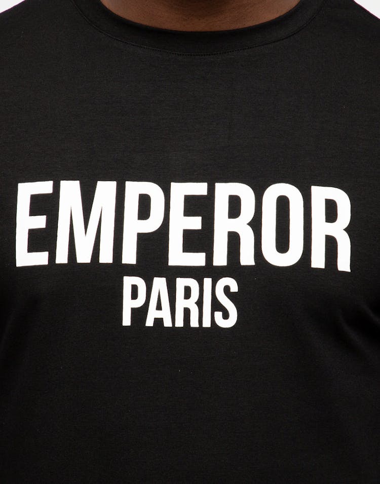 Emperor Apparel Block Logo T-Shirt Black/White