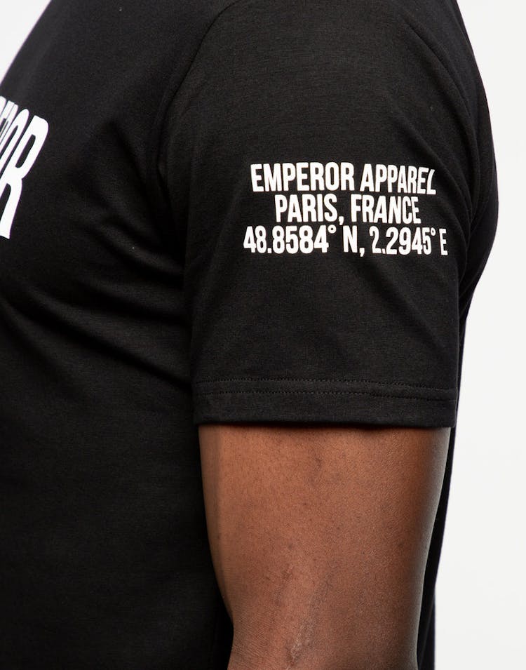 Emperor Apparel Block Logo T-Shirt Black/White