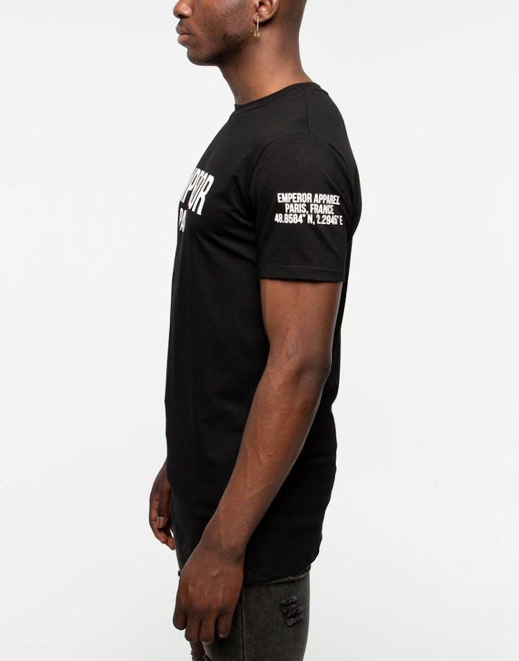 Emperor Apparel Block Logo T-Shirt Black/White