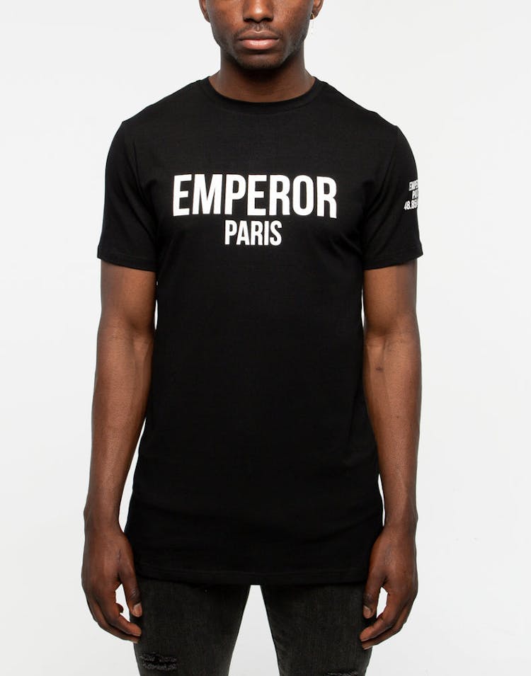 Emperor Apparel Block Logo T-Shirt Black/White