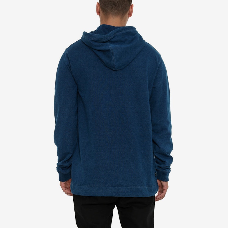 Open Bottom Hood Light Indigo