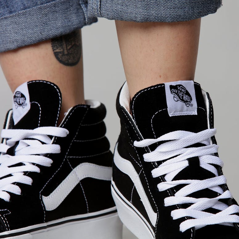 Vans Women's SK8-HI Platform 2.0 Black/White