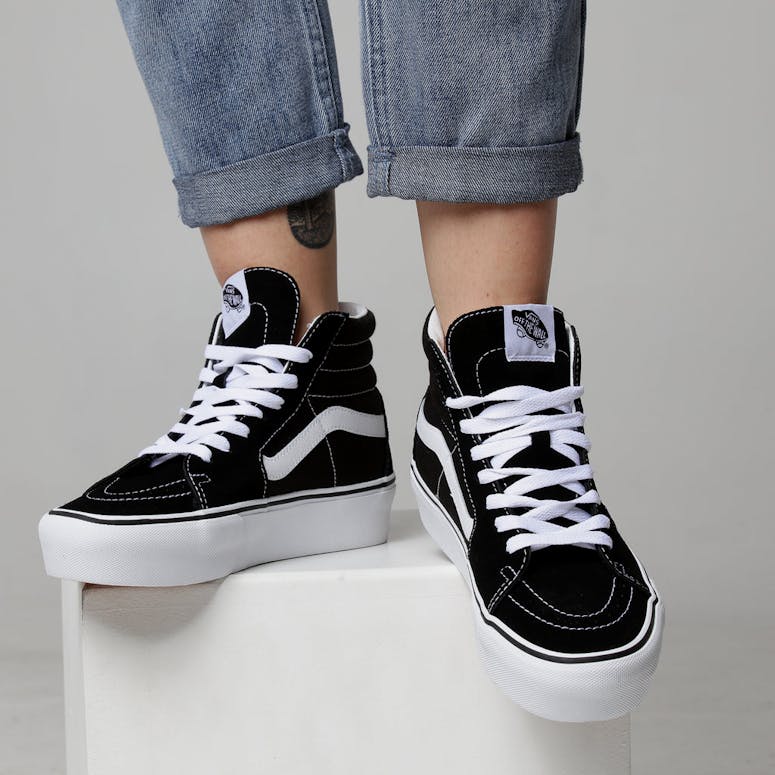 Vans Women's SK8-HI Platform 2.0 Black/White