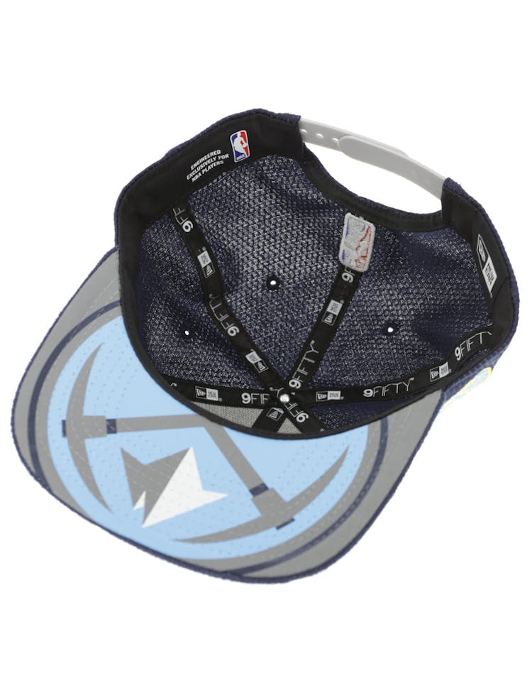 New Era Denver Nuggets 9FIFTY Original Fit On-Court Collection Draft Snapback Navy