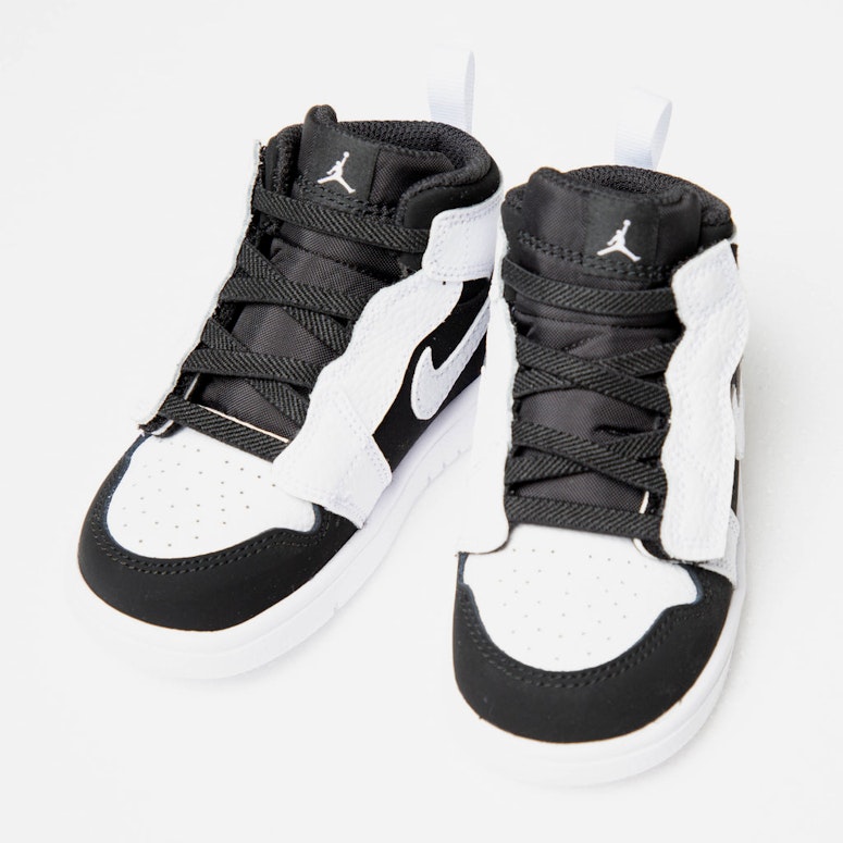 Jordan Kids Jordan 1 Mid ALT White/Black/White