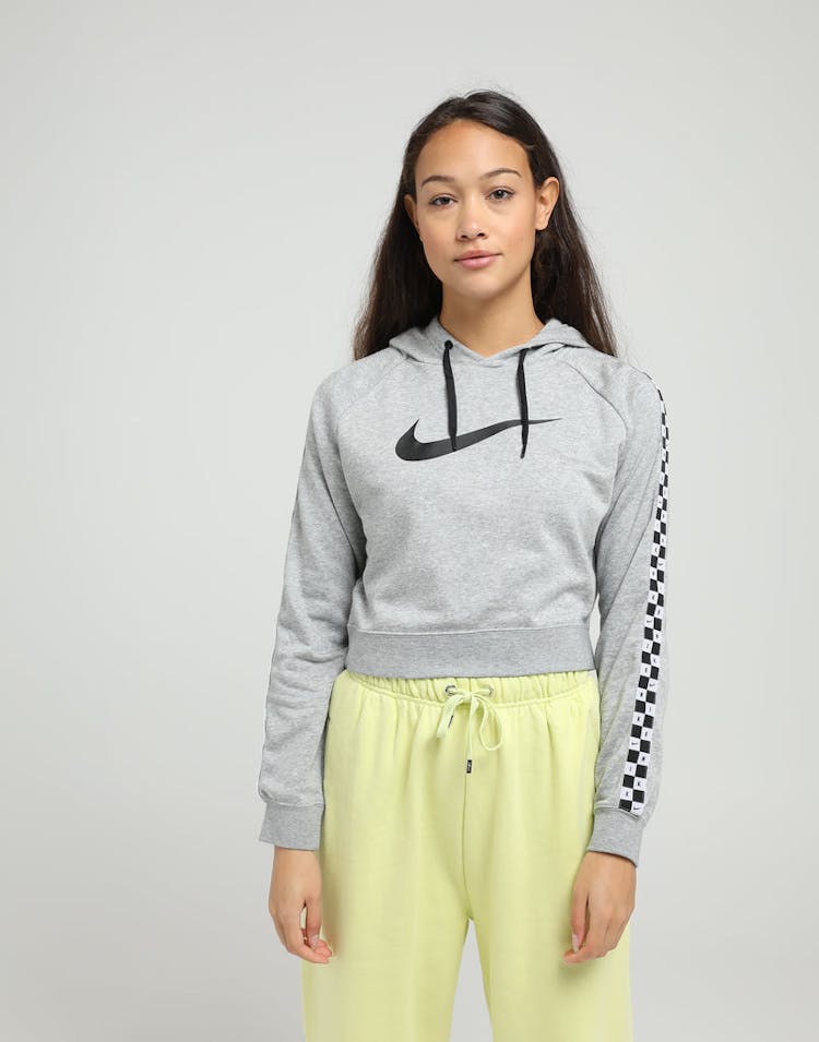 NIKE WOMEN'S NIKE SPORTSWEAR HOOD DARK GREY HEATHER
