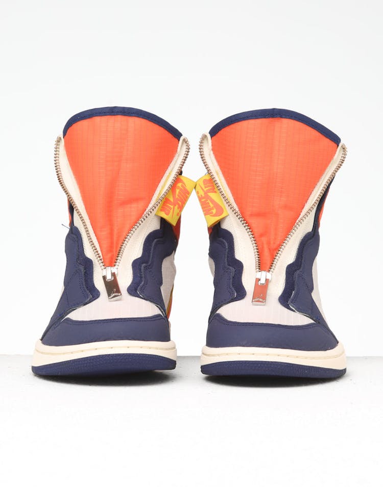 Jordan Women's Air Jordan 1 High Zip Sail/Blue/Orange