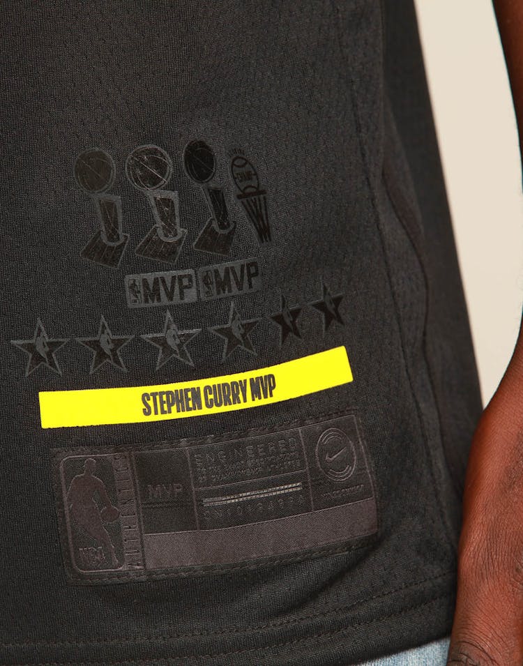 Nike Golden State Warriors Stephen Curry MVP Swingman Black