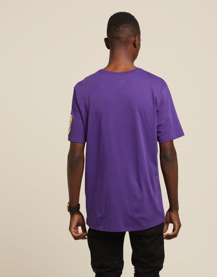Nike Los Angeles Lakers LeBron James #23 Dri Fit Tee Purple
