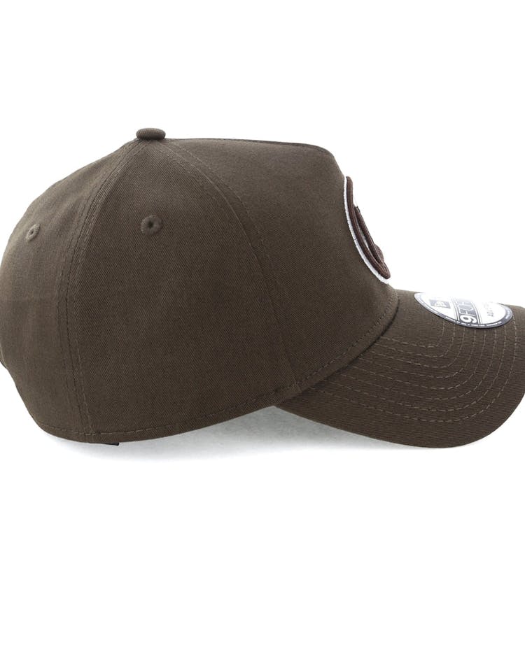 New Era Golden State Warriors 9FORTY A-Frame Snapback Chestnut