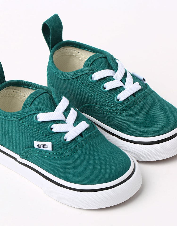 Vans Toddler Authentic (Elastic) Green/White