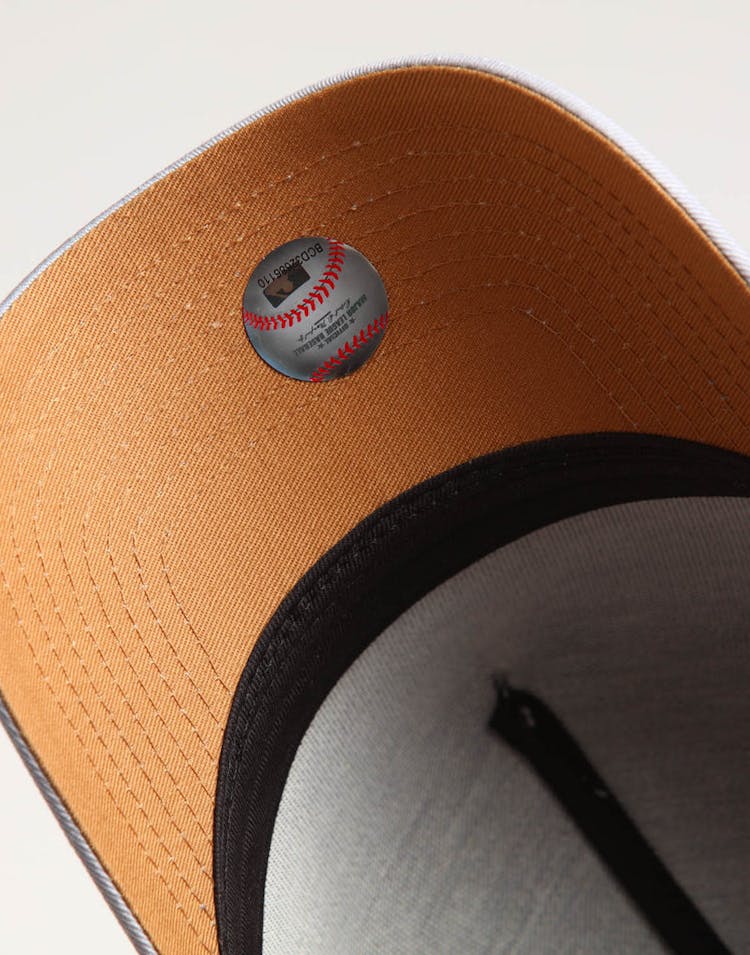 New Era Golden State Warriors 9FORTY A-Frame UV Snapback Grey/Wheat
