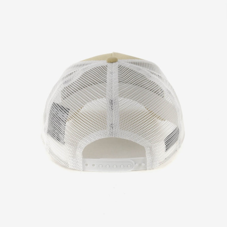 New Era Raiders 9FORTY A-Frame Trucker Snapback Nude/White