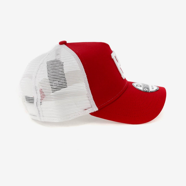 New Era Pittsburgh Pirates 9FORTY A-Frame Trucker Snapback Scarlet/White