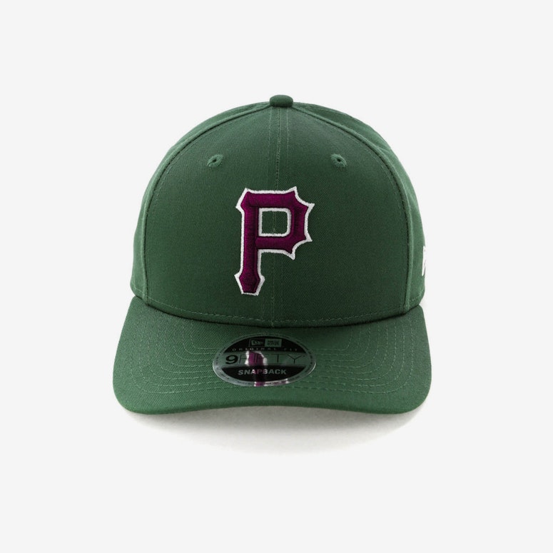 New Era Pittsburgh Pirates 9FIFTY Original Fit Precurved Snapback Green/Burgundy