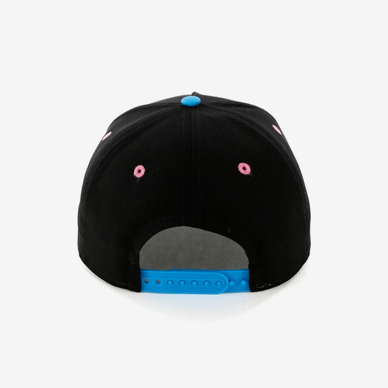 New Era Philadelphia 76ers 9FORTY A-Frame Snapback Black/Pink Neon
