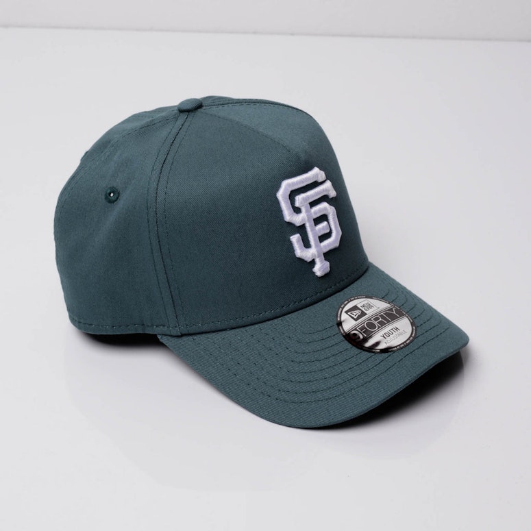 New Era Youth San Francisco Giants 9FORTY A-Frame Snapback Blue Spruce