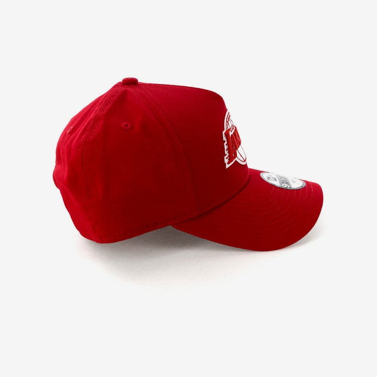 New Era Youth Los Angeles Lakers CK 9FORTY A-Frame Snapback Scarlet/Grey