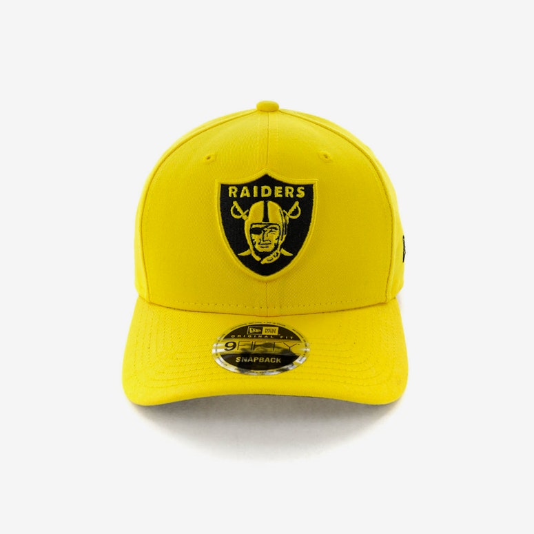 New Era Raiders 9FIFTY Original Fit Precurved Snapback Yellow/Black