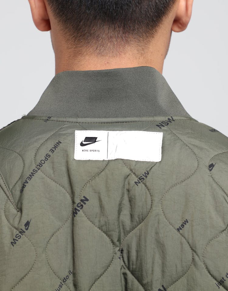 Nike Sportswear NSW Synthetic-Fill Jacket Khaki/Red/Sail