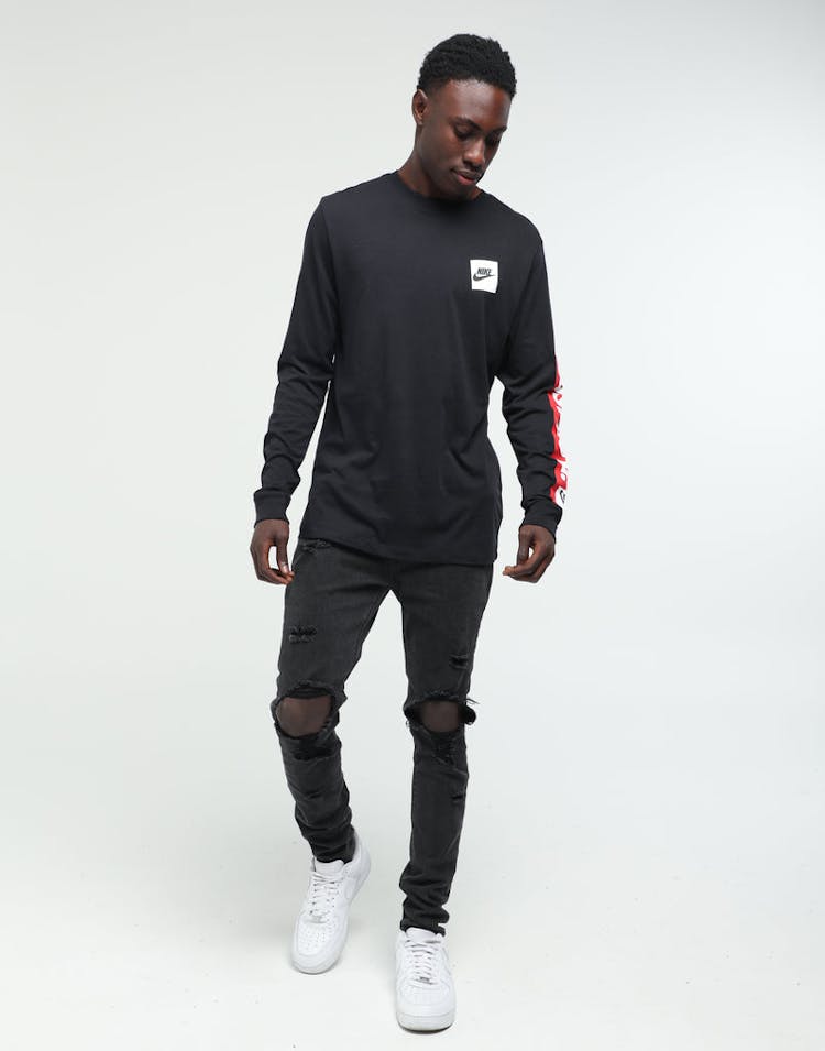Nike Sportswear LS Tee Black