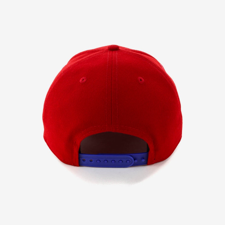 New Era Philadelphia 76ers Precurved Snapback Scarlet/Blue