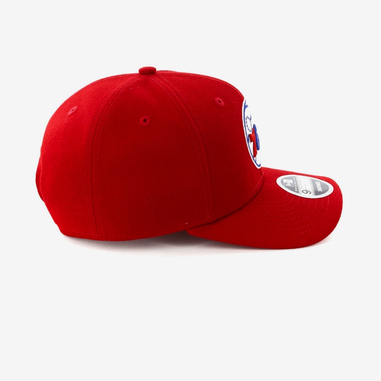 New Era Philadelphia 76ers Precurved Snapback Scarlet/Blue