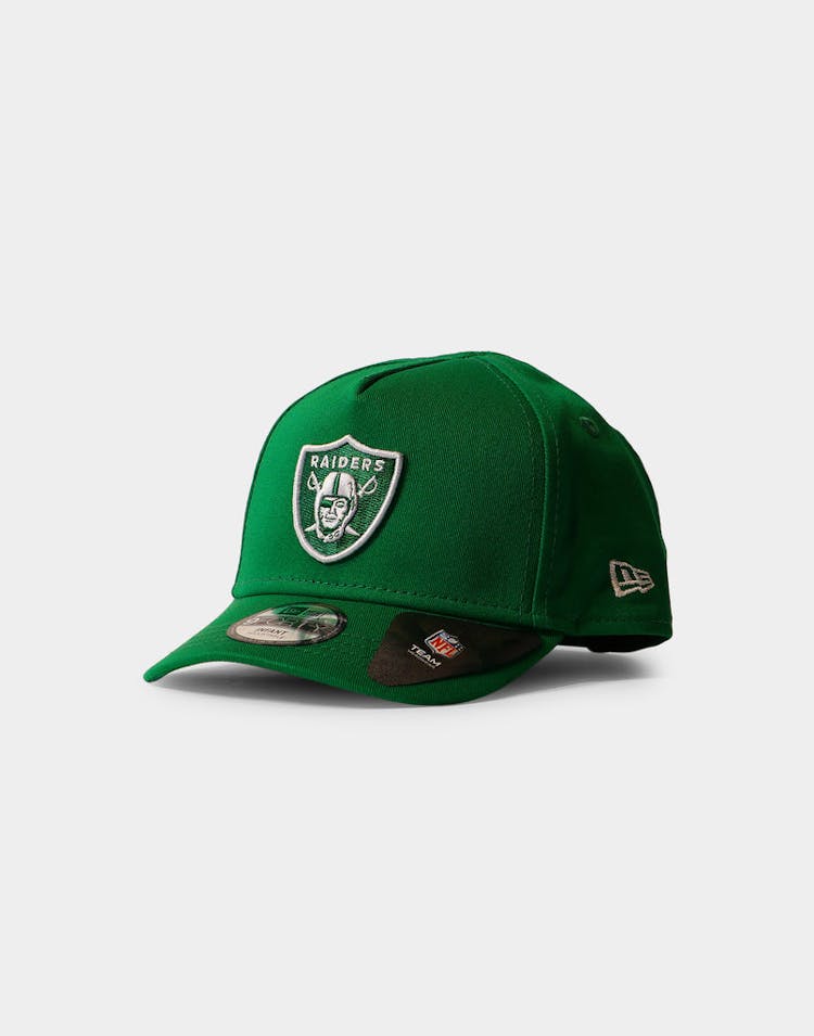 New Era Infants Raiders 9FORTY A-Frame Snapback Emerald Green
