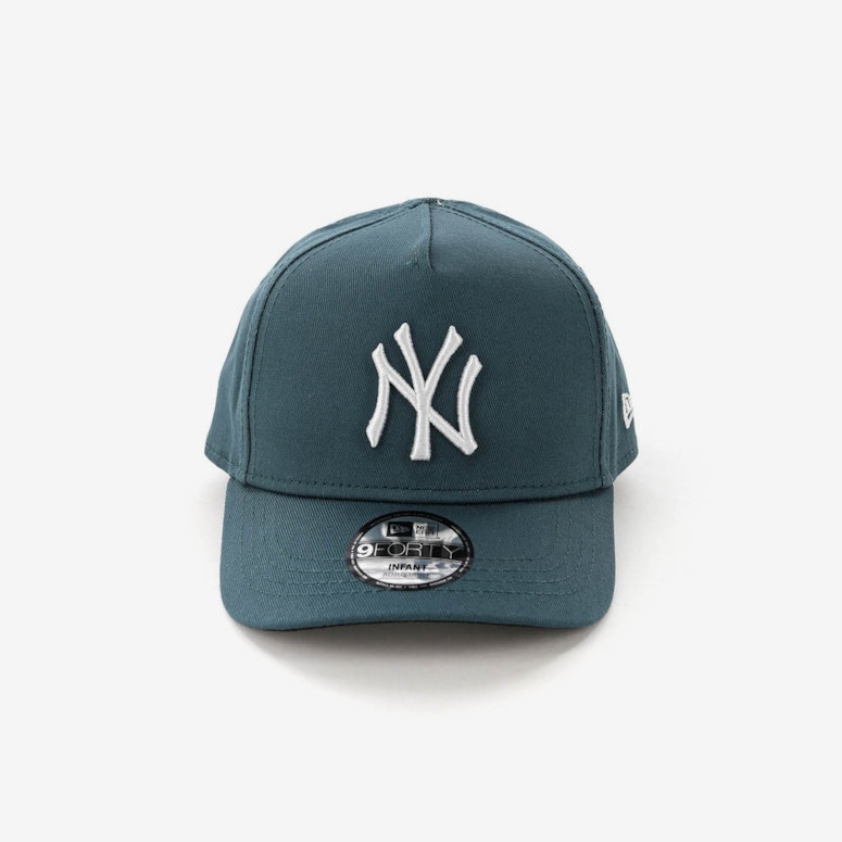 New Era Infants New York Yankees 9FORTY A-Frame Snapback Blue Spruce