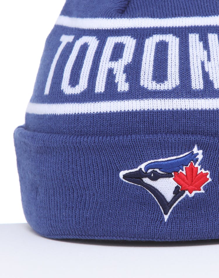 New Era Toronto Blue Jays 6Dart Pom Knit Royal/White