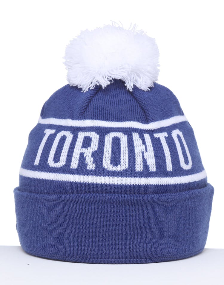 New Era Toronto Blue Jays 6Dart Pom Knit Royal/White