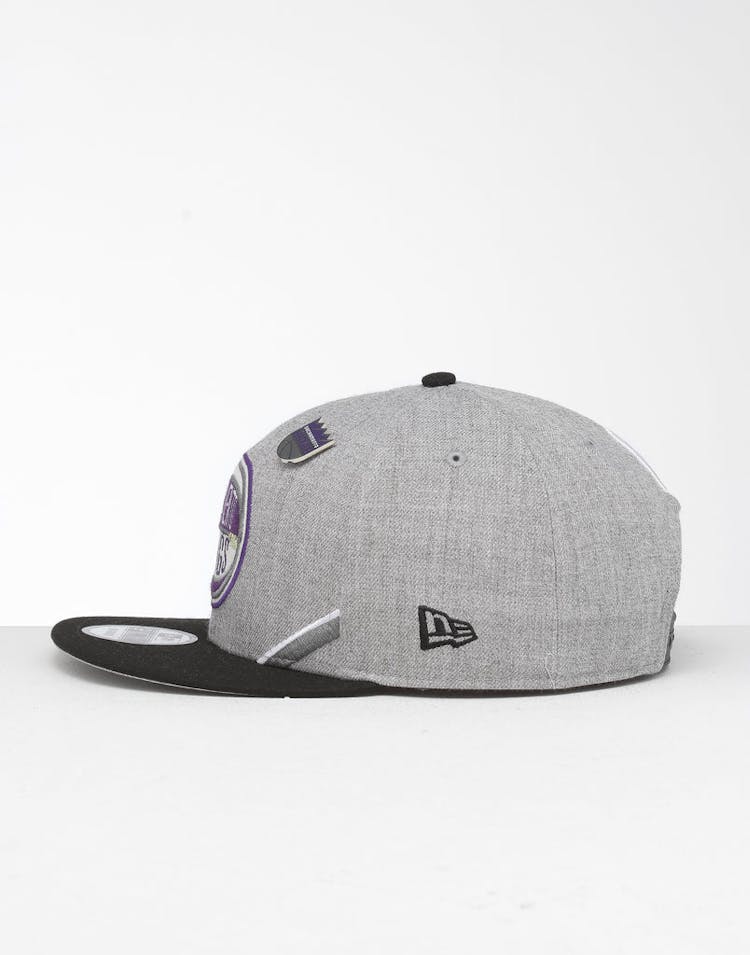 New Era Sacramento Kings 9Fifty NBA Draft Snapback Black/OTC