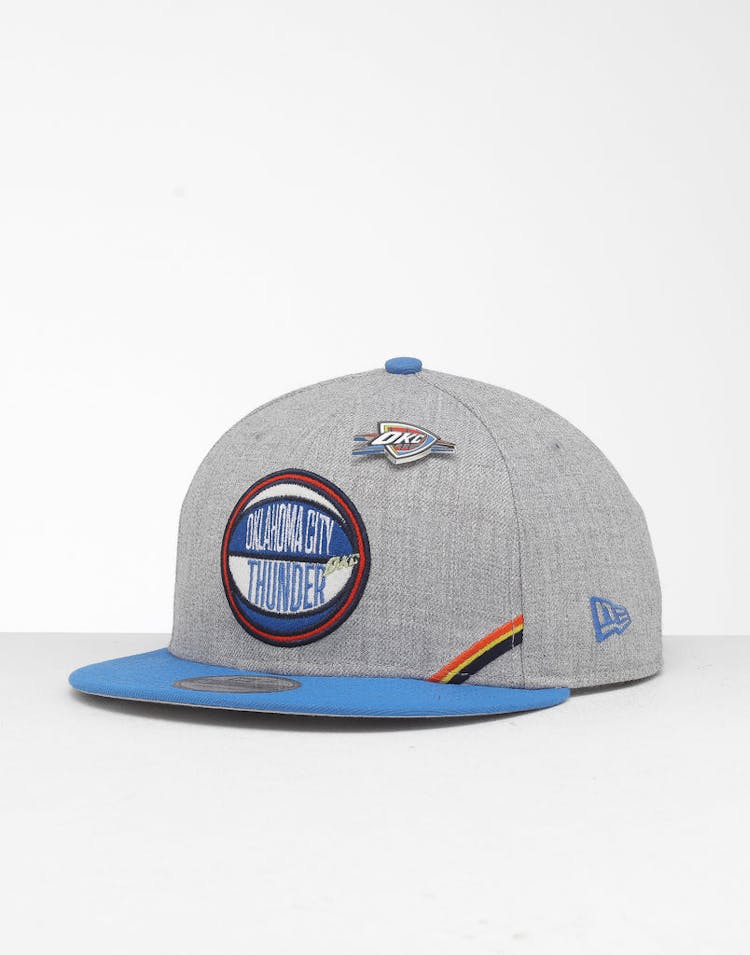 New Era Oklahoma City Thunder 9Fifty NBA Draft Snapback Blue/OTC