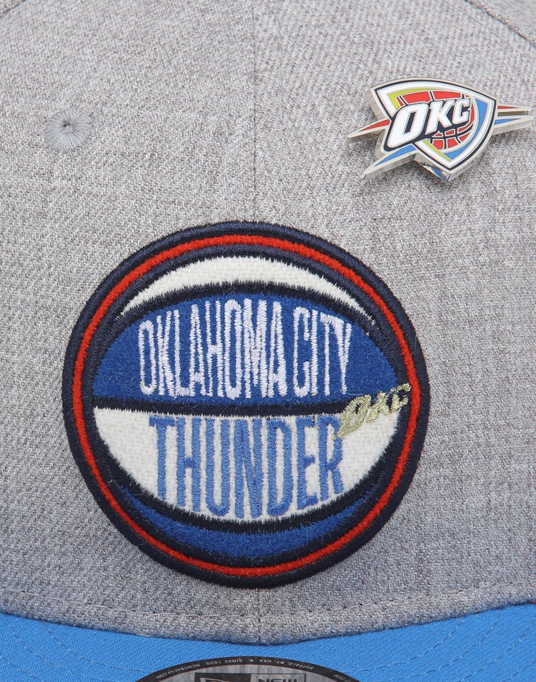 New Era Oklahoma City Thunder 9Fifty NBA Draft Snapback Blue/OTC