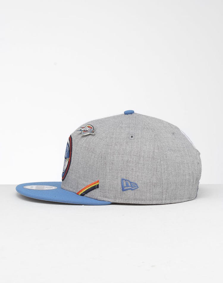 New Era Oklahoma City Thunder 9Fifty NBA Draft Snapback Blue/OTC