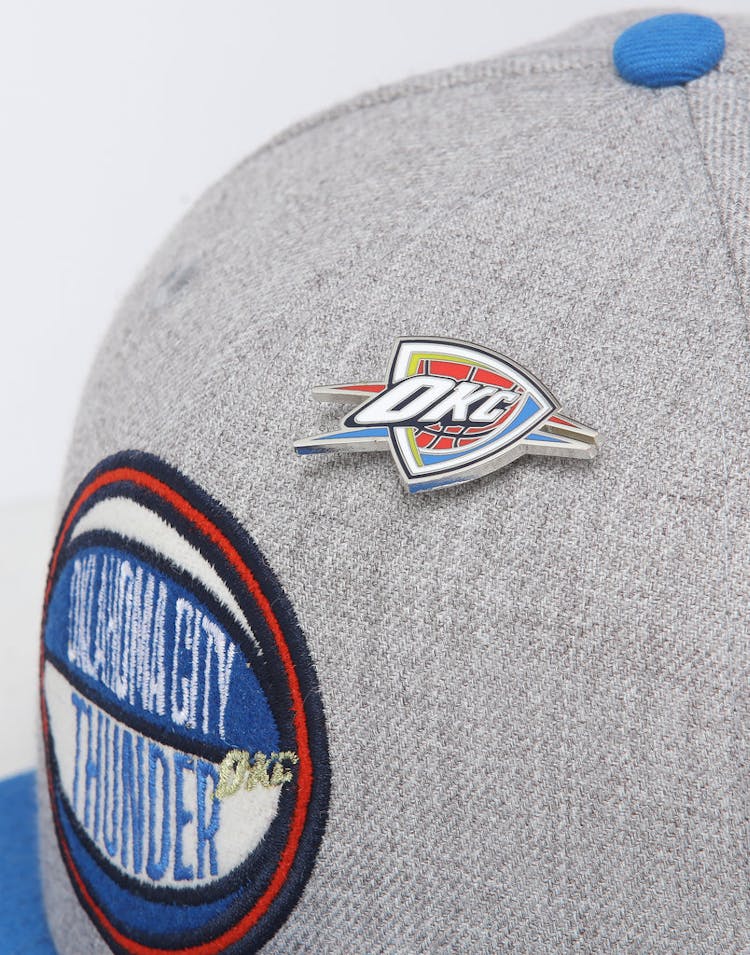 New Era Oklahoma City Thunder 9Fifty NBA Draft Snapback Blue/OTC