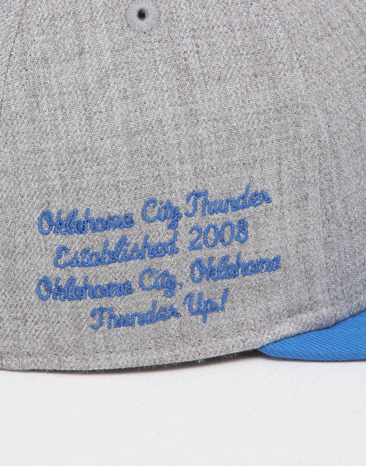 New Era Oklahoma City Thunder 9Fifty NBA Draft Snapback Blue/OTC