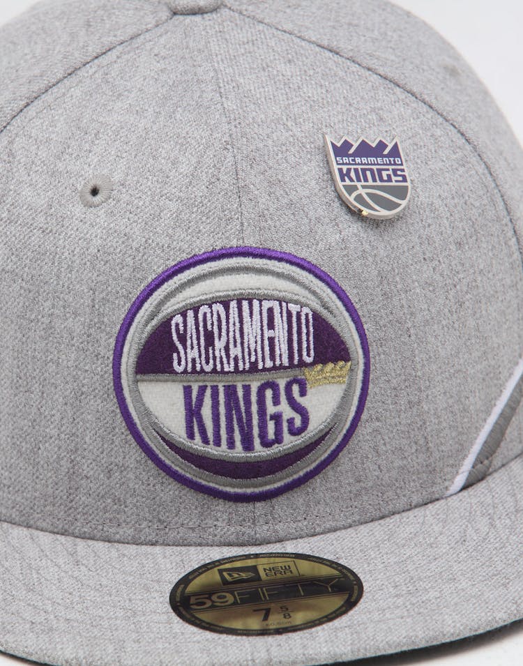 New Era Sacramento Kings 59FIFTY NBA Draft Fitted Black/OTC