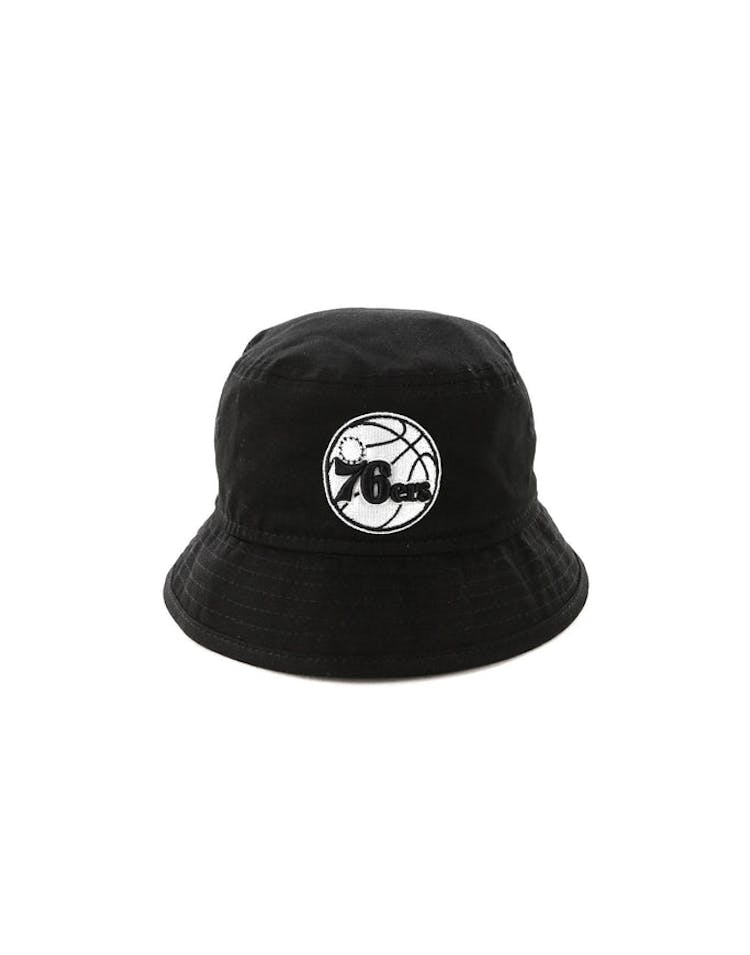 New Era Infant Philadelphia 76ers Bucket Hat Black/White
